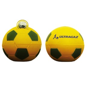 Cofre bola de futebol personalizado.
9,6x9,3 cm / 80g
